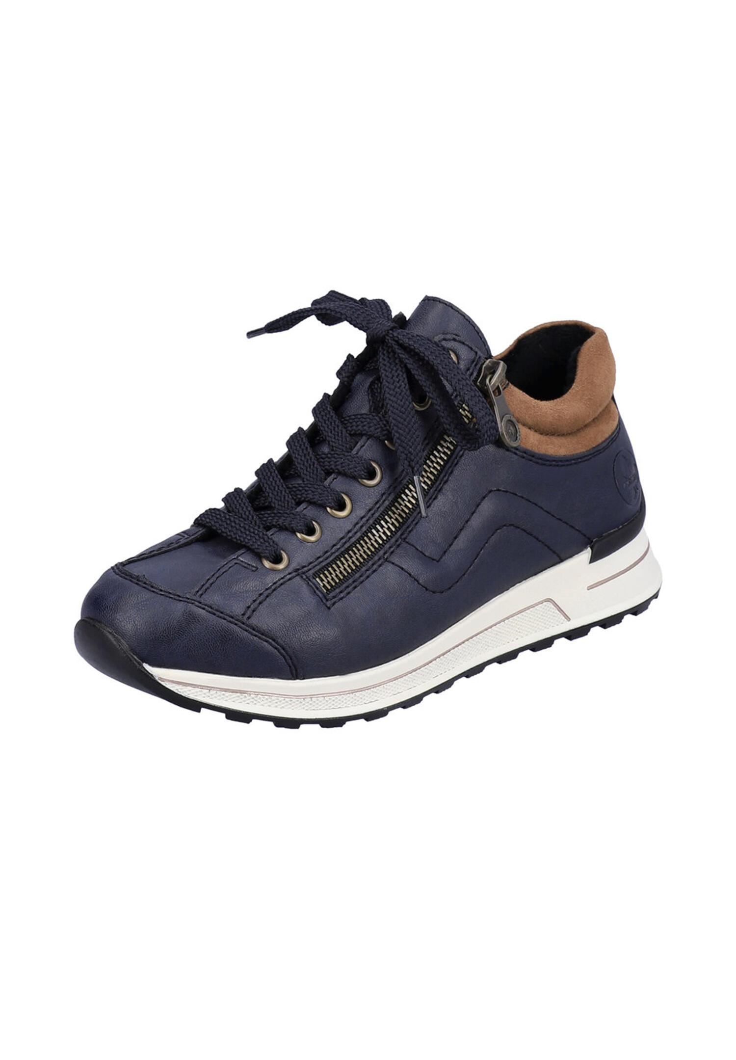 Rieker Damen Sneaker Low Halbschuhe Schuhe N1400-14 blau 3/3
