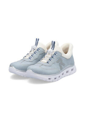 Rieker Damen Sneaker Low Halbschuhe Schuhe M6071-12 Blau