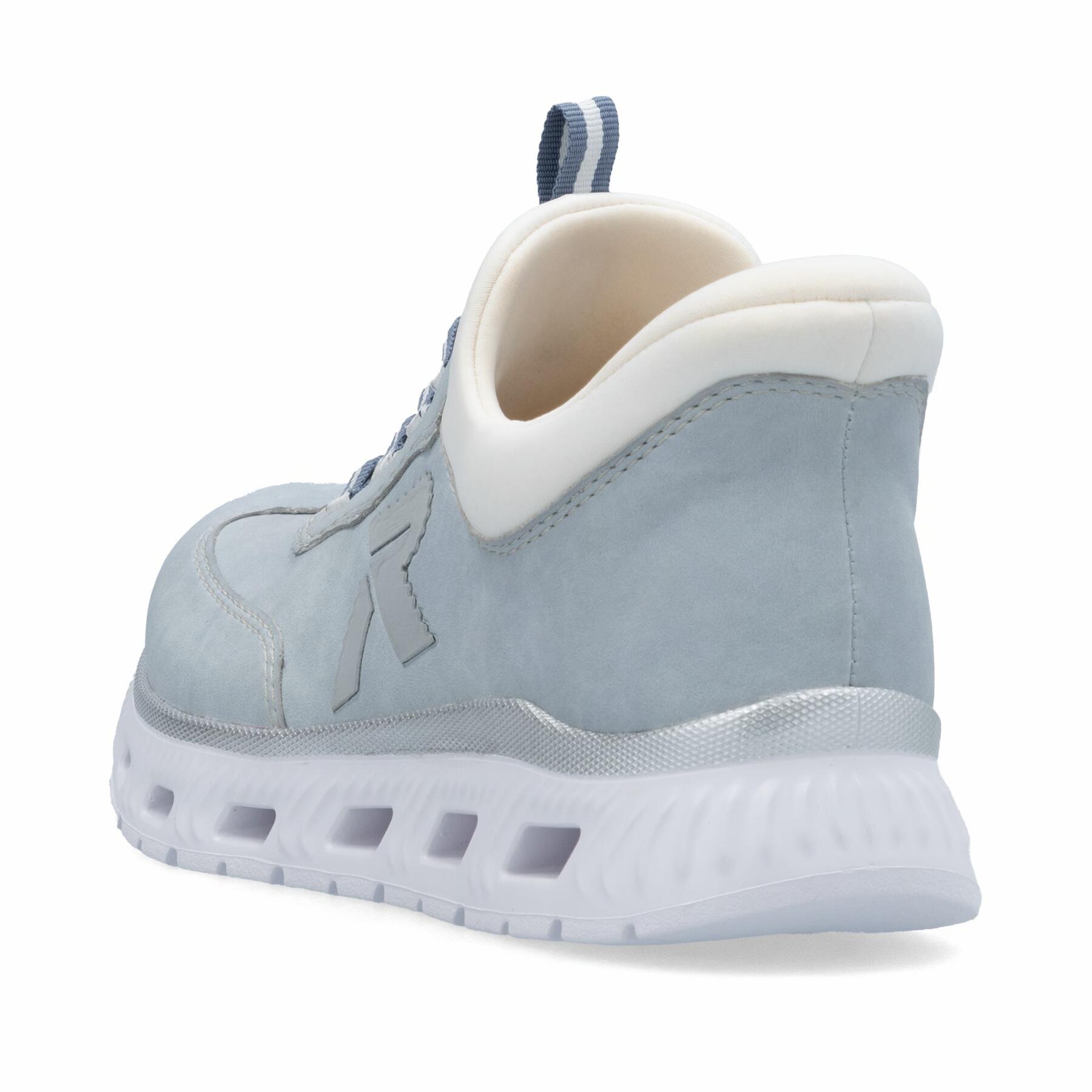 Rieker Damen Sneaker Low Halbschuhe Schuhe M6071-12 Blau 3/5