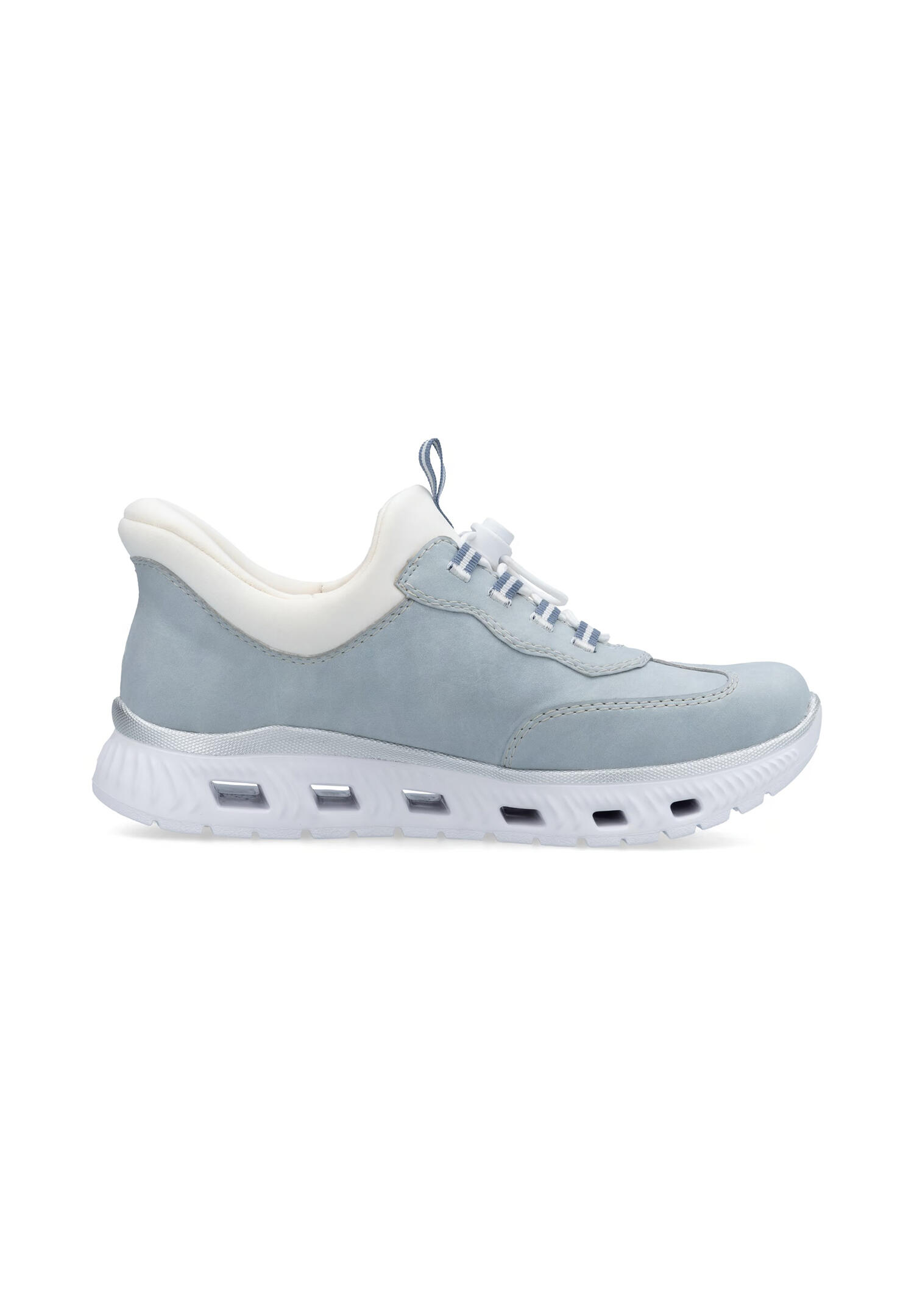 Rieker Damen Sneaker Low Halbschuhe Schuhe M6071-12 Blau 2/5