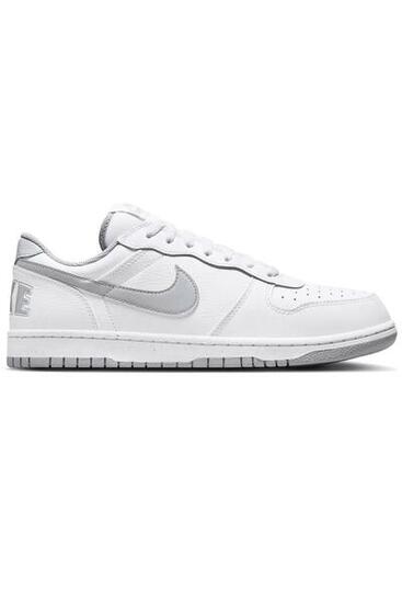 Nike Big Low Scarpe da Basket Uomo Blanco ( White/ Wolf Grey) 46