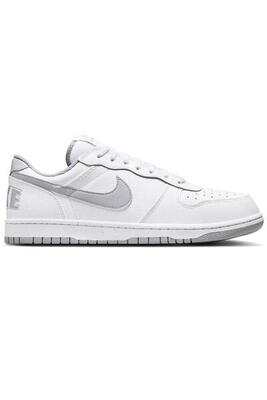 Nike Big Low. Scarpe da Basket Uomo. Blanco ( White/ Wolf Grey). 46