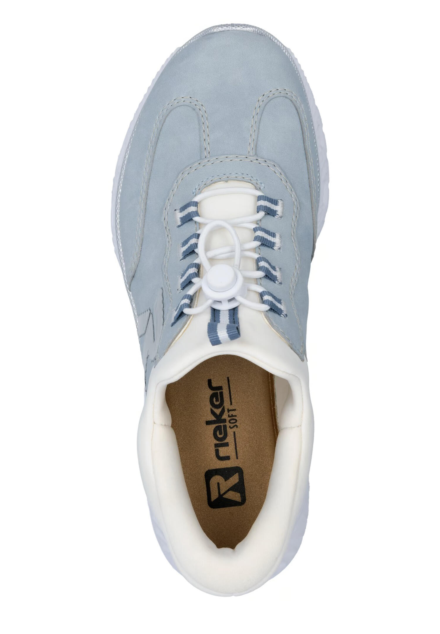 Rieker Damen Sneaker Low Halbschuhe Schuhe M6071-12 Blau 4/5