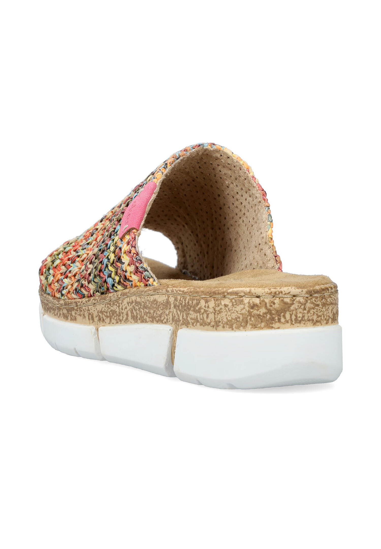 Rieker Rieker Damen Pantoletten Slipper V2369-90 multi-hellbraun 3/5