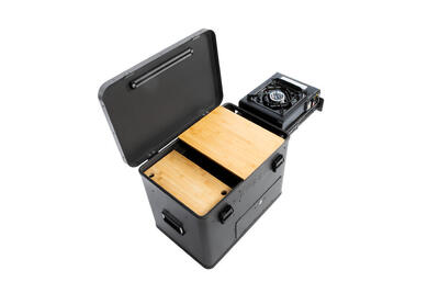 LAYZEE - Box. Mobile Campingküche 60x40x42cm. Küchenbox Camping