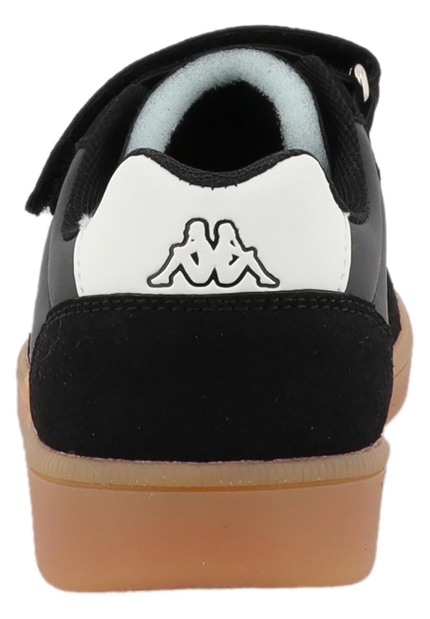 Kappa Indoor Kinder Sneaker Schuhe 95K0453002 Black-White 4/4