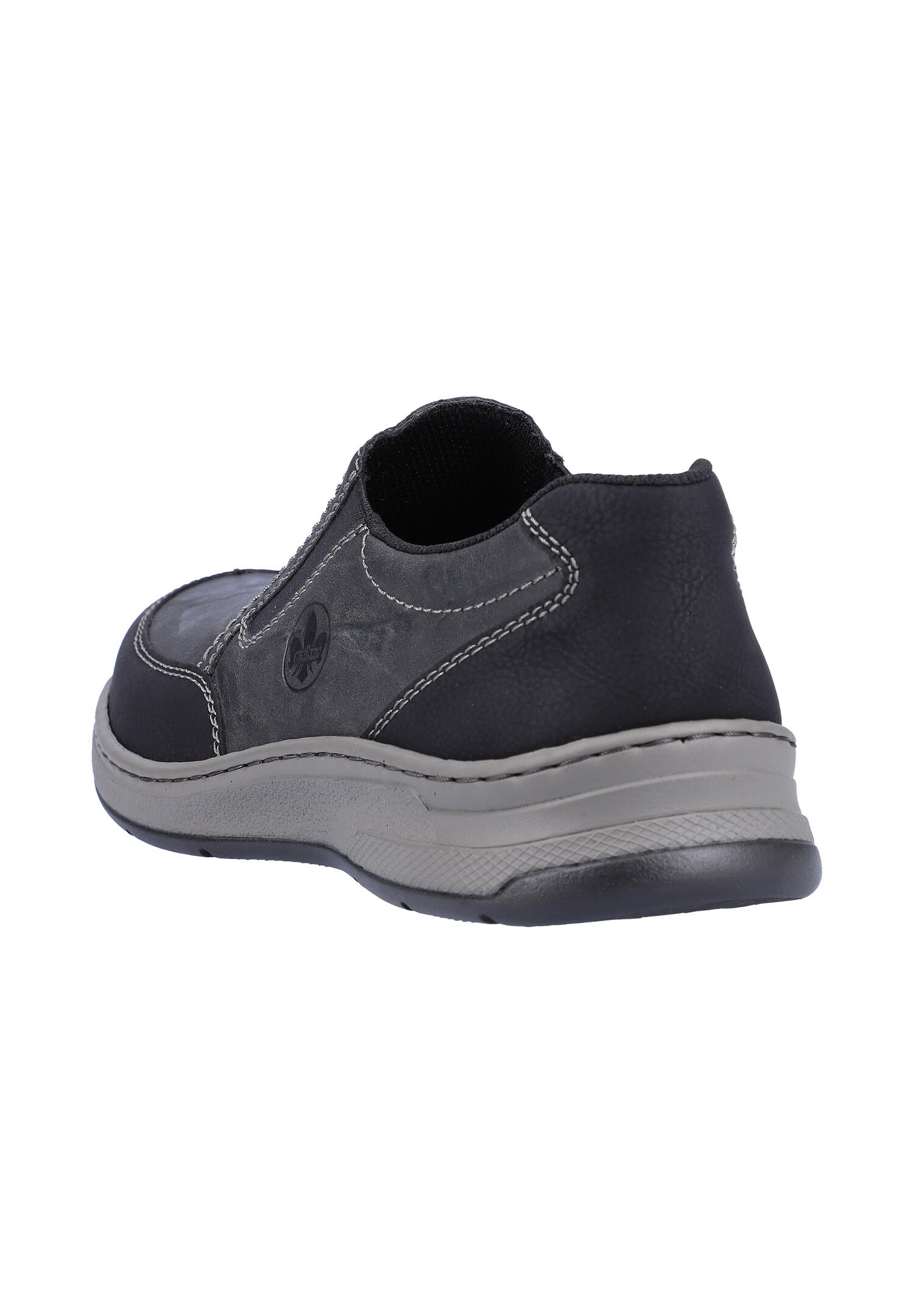 Rieker Herren  Halbschuhe Businessschuhe Leder Schuhe 14362-00 Grau extra Weit 5/7