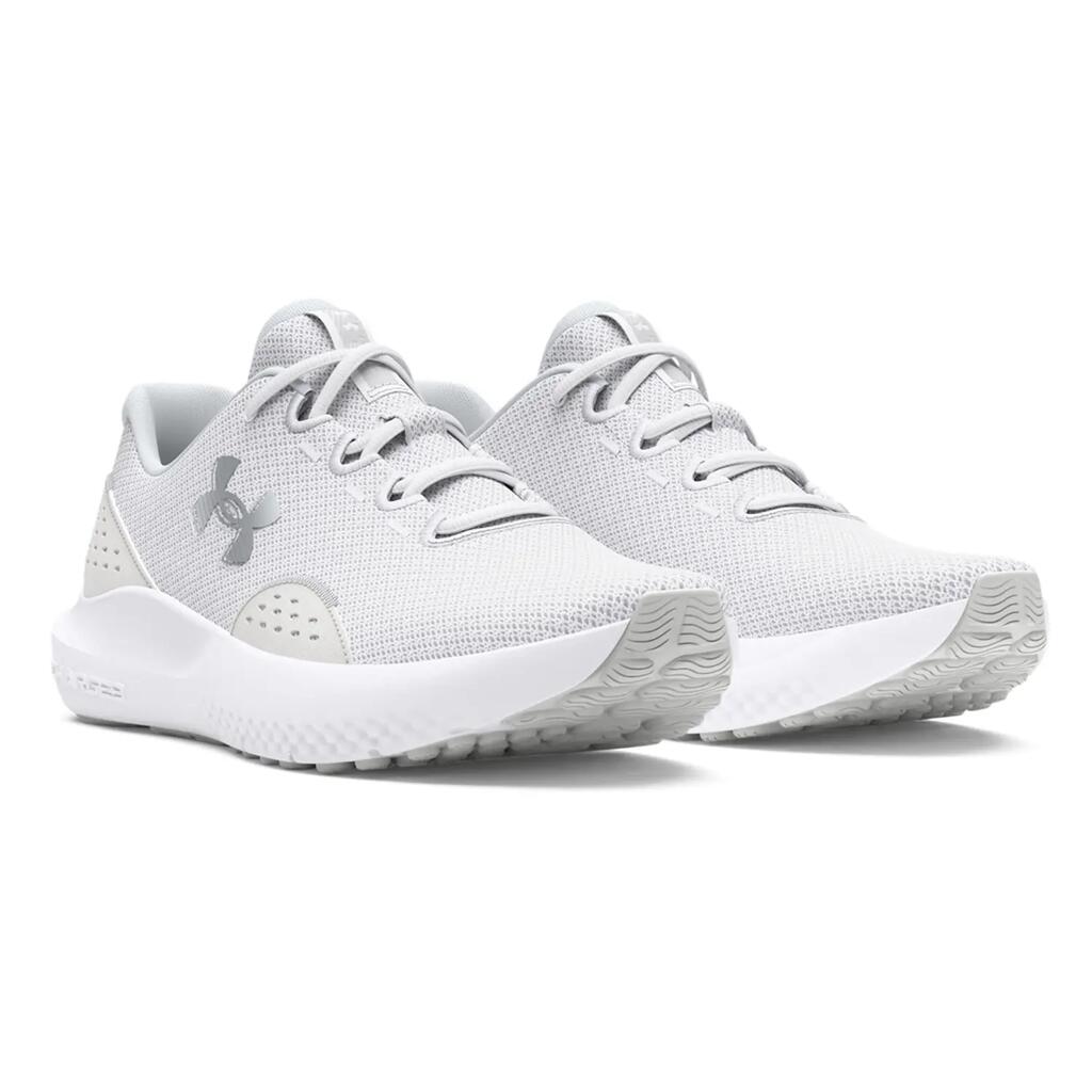Women's Under Armour Charged Surge 4 White Running Shoes