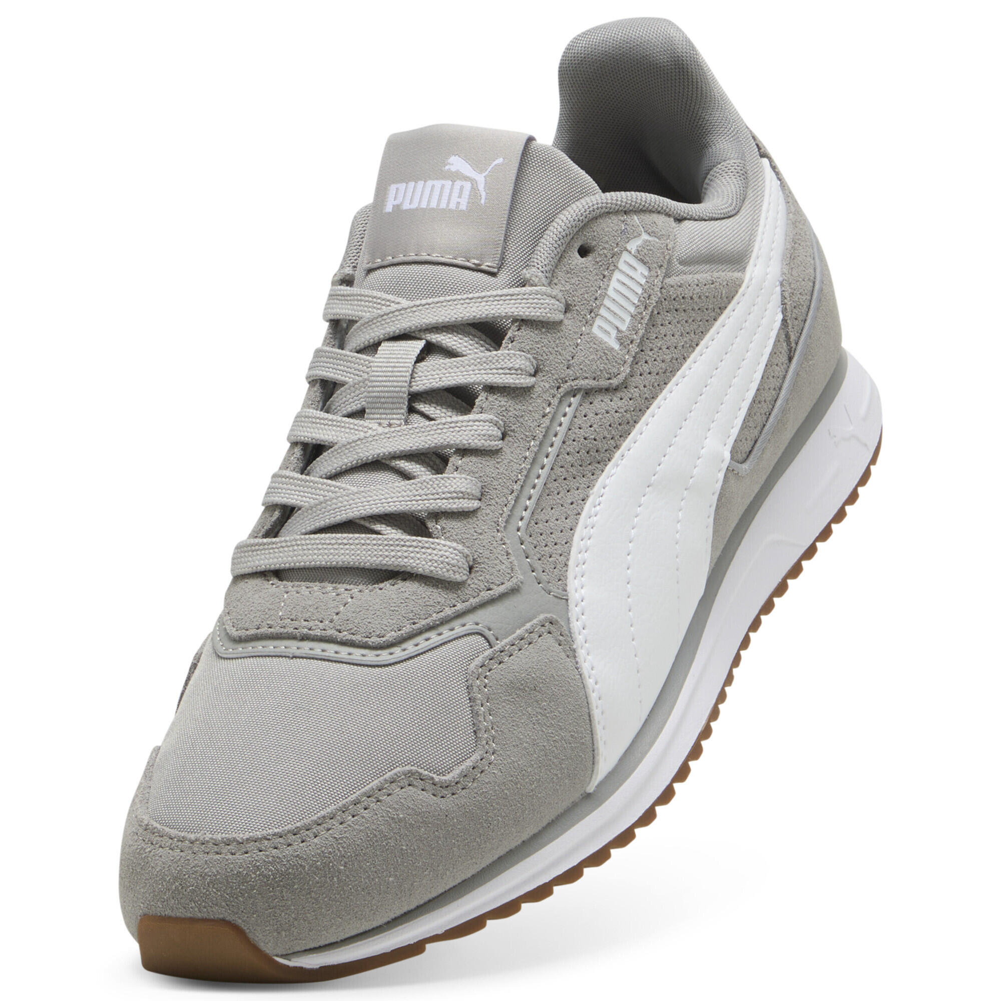 Sneakers Softride St Miler Unisexe PUMA Gray Echo White Gum Beige 6/7