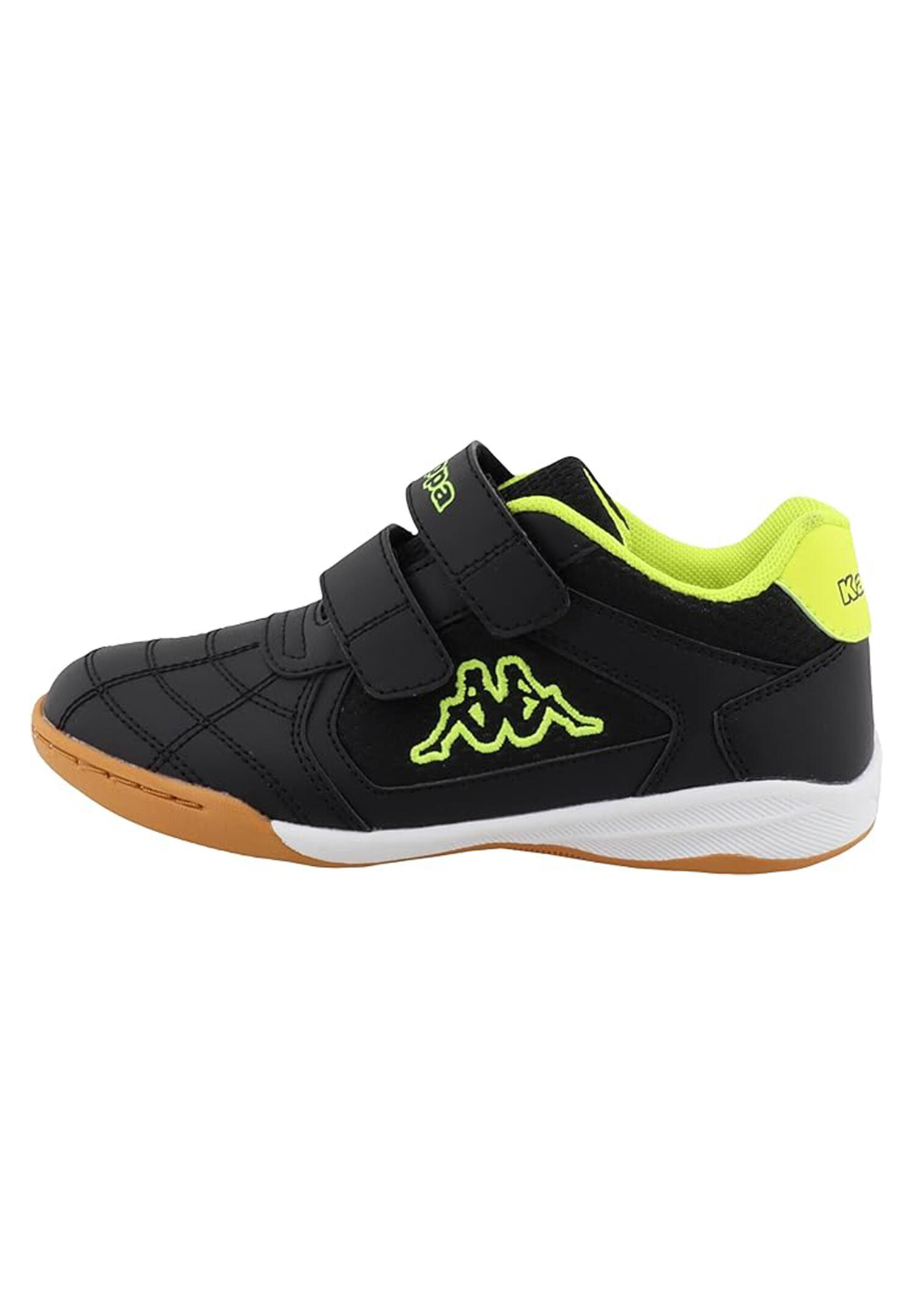 Kappa Indoor Kinder Hallenschuhe Black-Neon Yellow 95K0233002 2/4