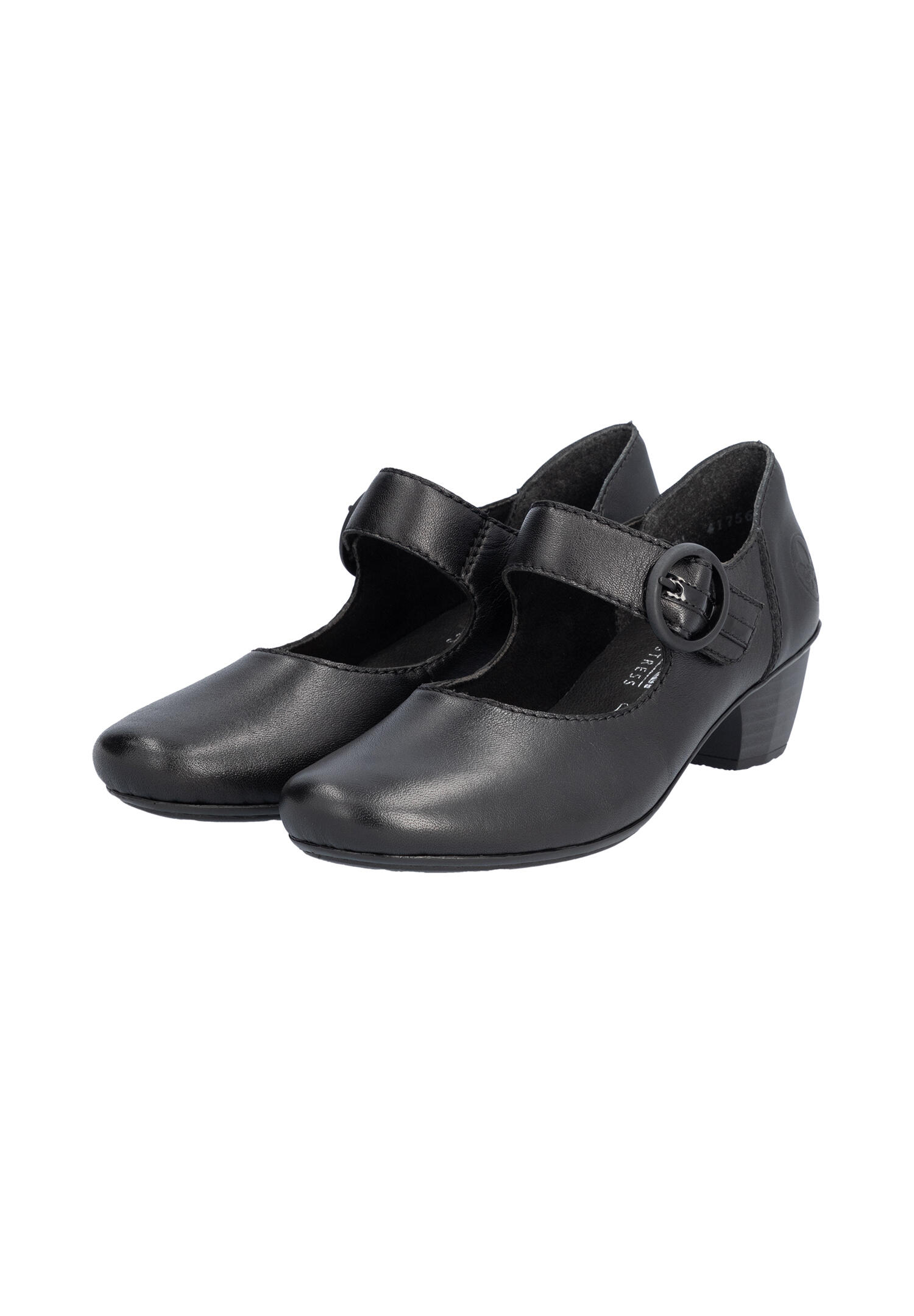 Rieker Damen Halbschuh Schuhe 41756-00 schwarz 3/7