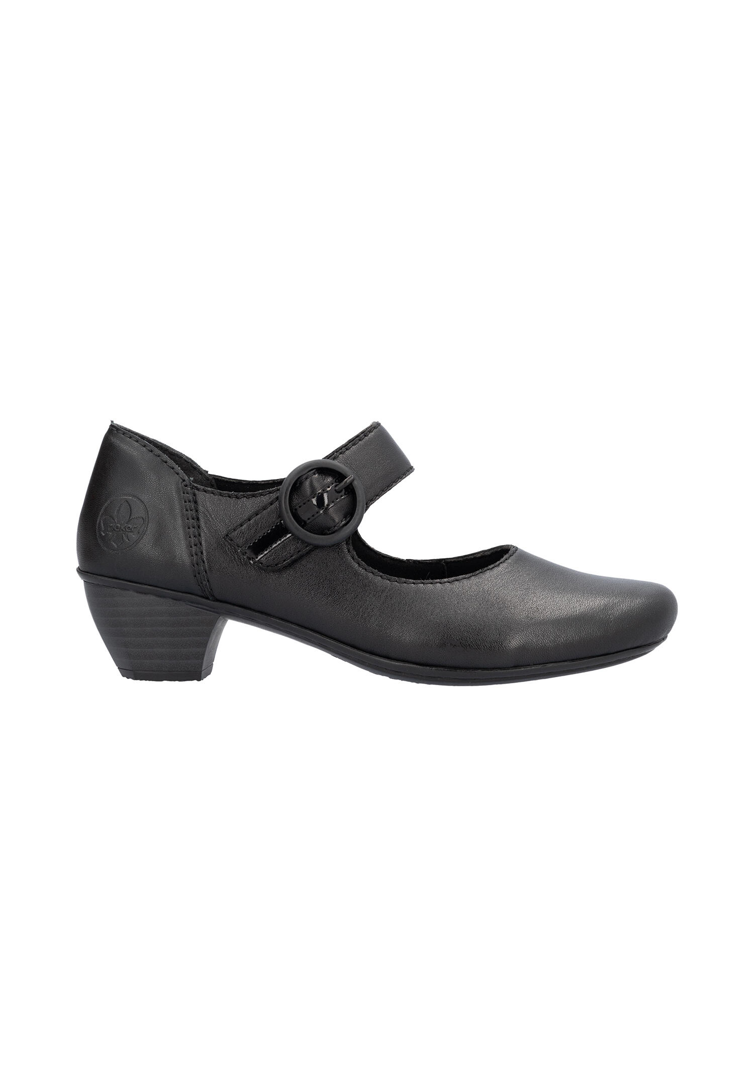Rieker Damen Halbschuh Schuhe 41756-00 schwarz 2/7