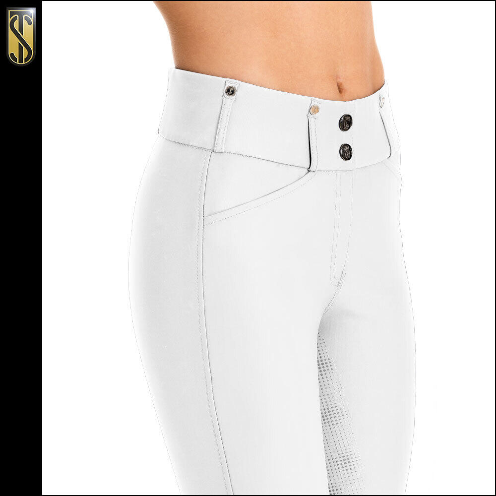 Pantalon de concours équitation full grip femme Tredstep Tempo Sport 2/2