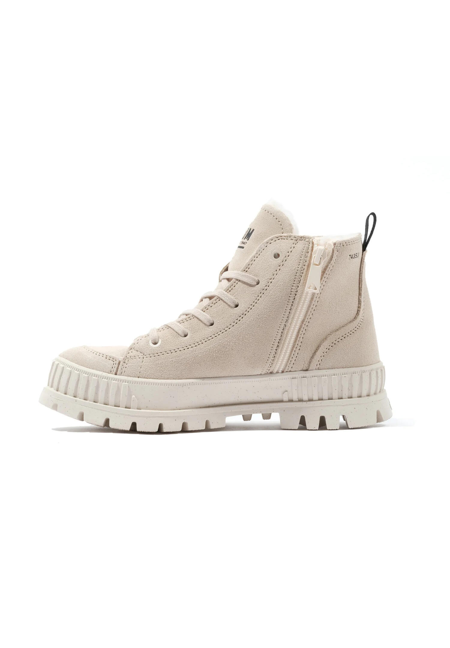 PALLADIUM Pallashock Zip Warm Unisex Boots Stiefelette Leder 74353-210-M beige 3/5