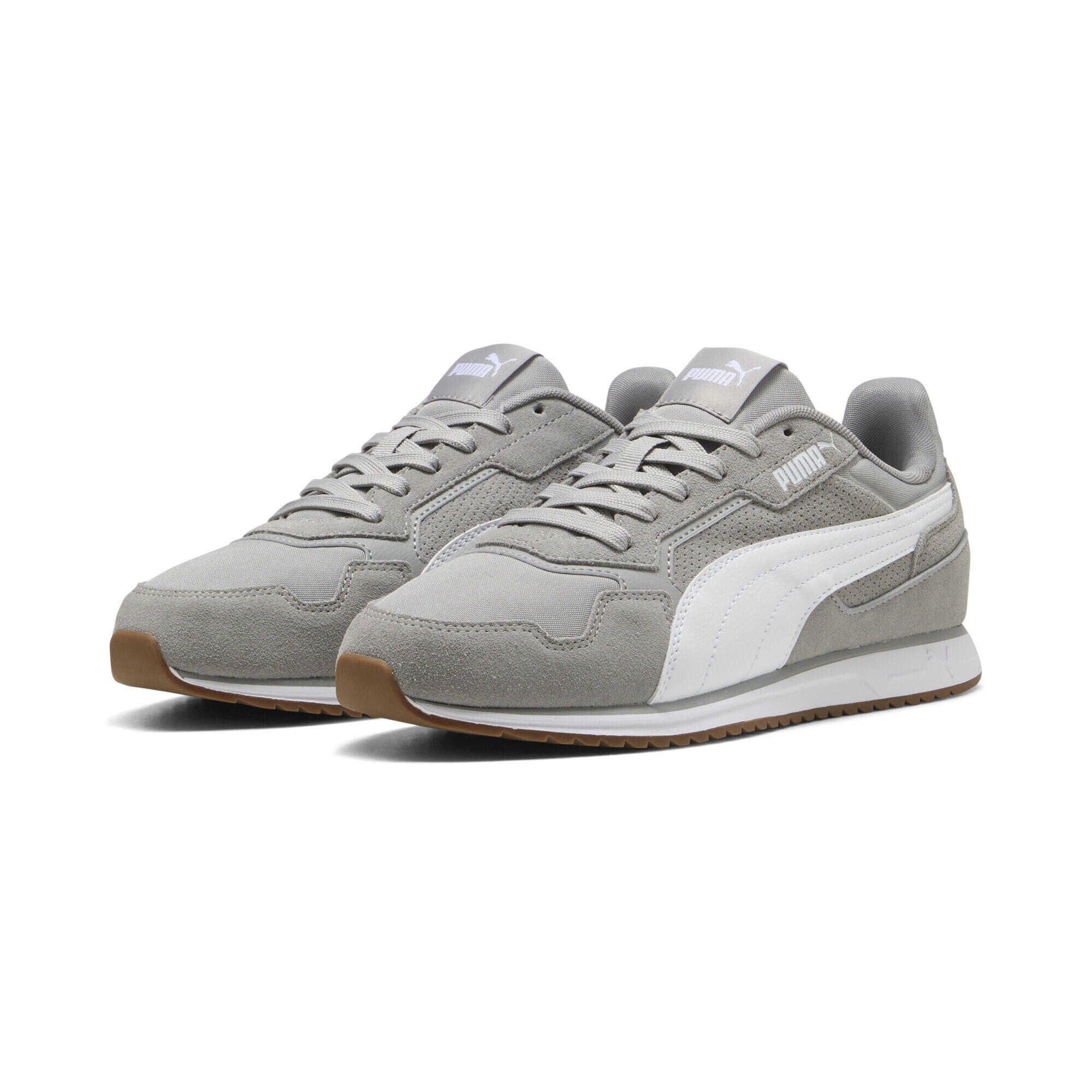 Sneakers Softride St Miler Unisexe PUMA Gray Echo White Gum Beige 1/7