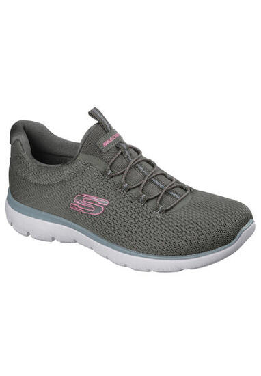 Zapatillas Skechers Summits-summer Blush, Gris, Mujer