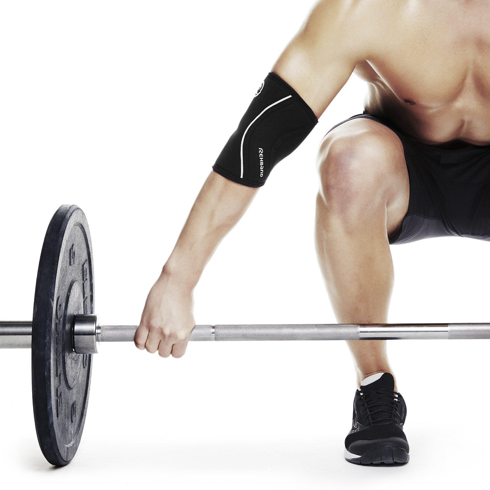 Rehband RX Coudière 5 mm | Bandage coude haltérophilie & functional fitness 3/4