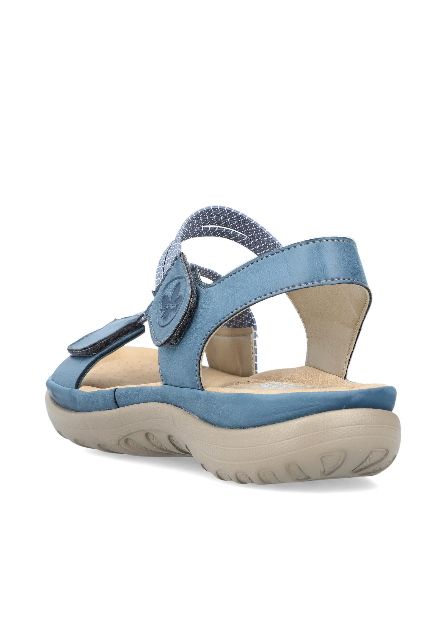 Rieker Damen Riemchensandalen himmelblau Sandalen 64870-14 himmelblau 4/4