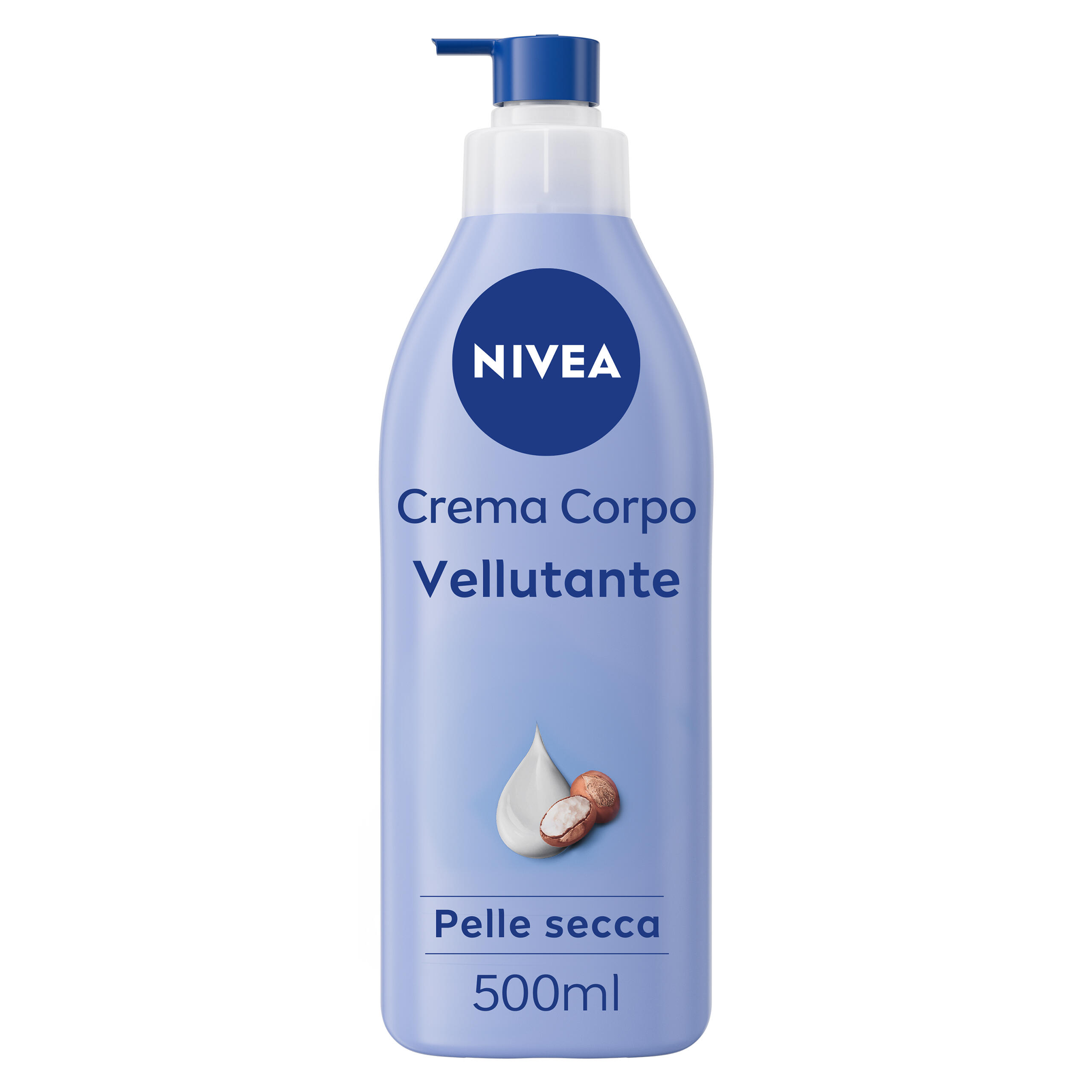 NIVEA NIVEA NBODY Crema Vellutante con Pump 500ml - Cura della Pelle