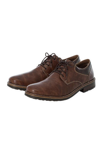 Rieker Herren Schnürschuhe Halbschuhe Businessschuhe Leder Schuhe 13200-24 braun