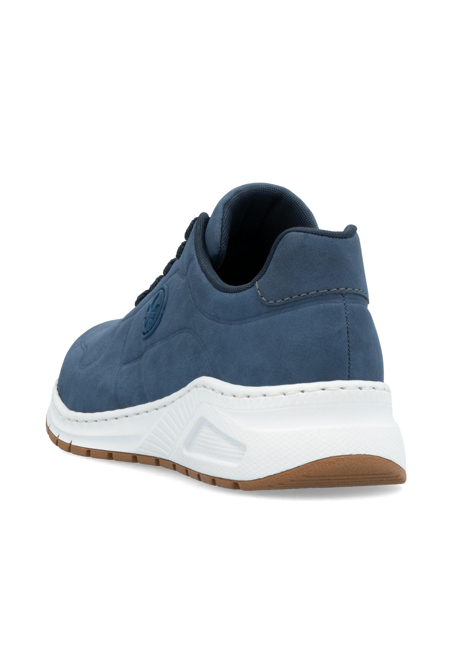 Rieker Damen Sneaker Low Halbschuhe Schuhe M4903- 14 Blau extra Weit 3/5