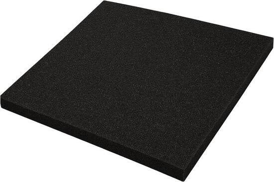 1 Pezzo Pavimento Gommato Palestra 100 x 100 x 2 cm FF