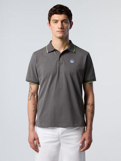 Polo con finiture a contrasto da uomo