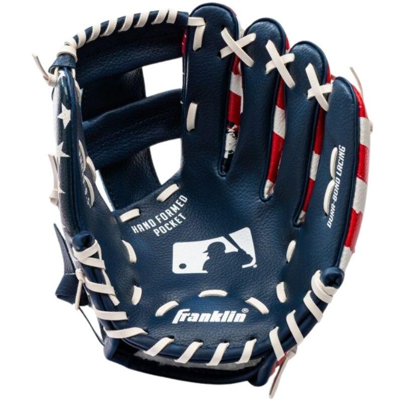 Franklin 22900 MLB Marineblau/Rot/Weiß 9,5 Zoll mit Ball Fang Links 2/5
