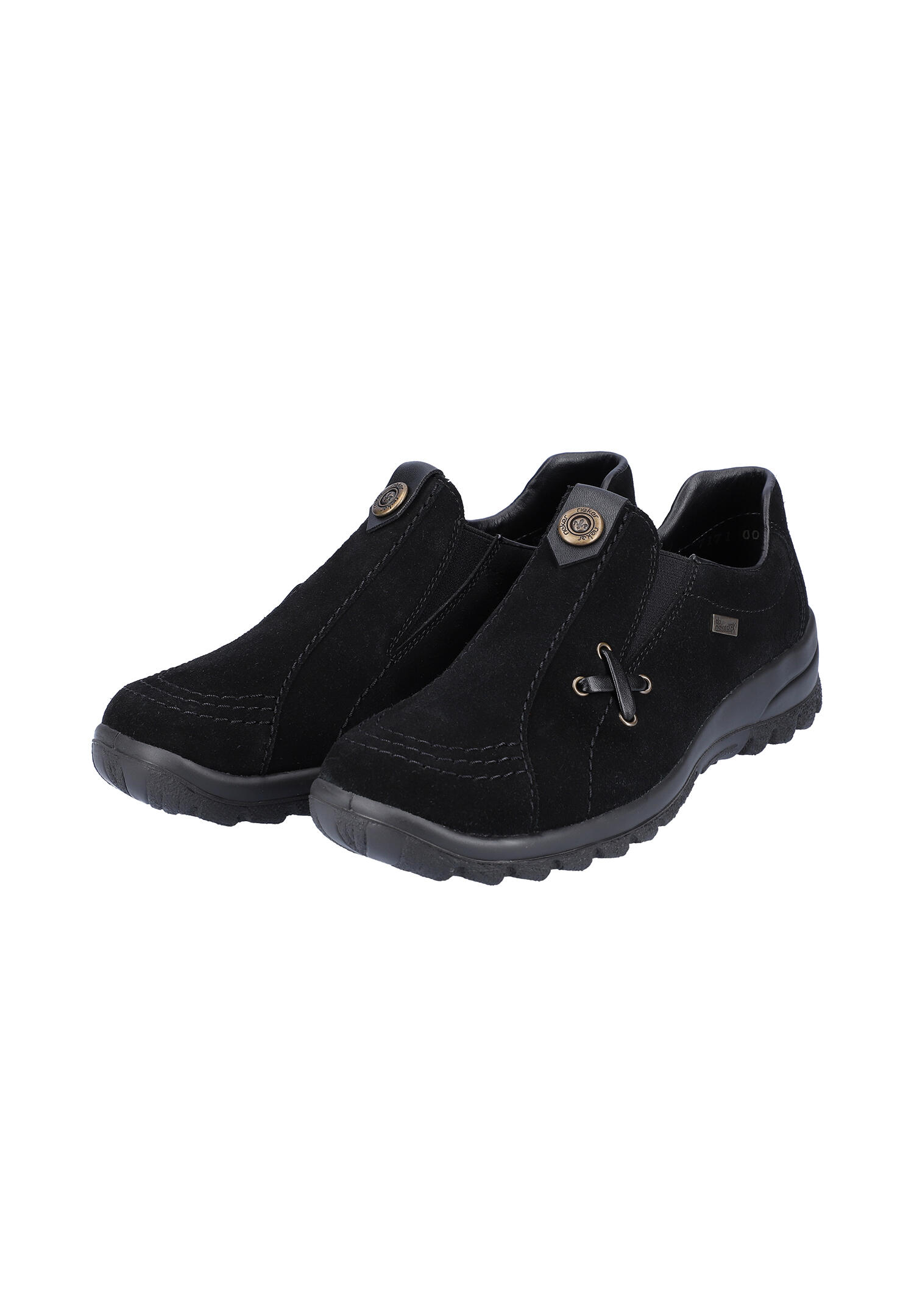 Rieker Damen Halbschuh Slipper Schuhe L7171-00 schwarz 3/7