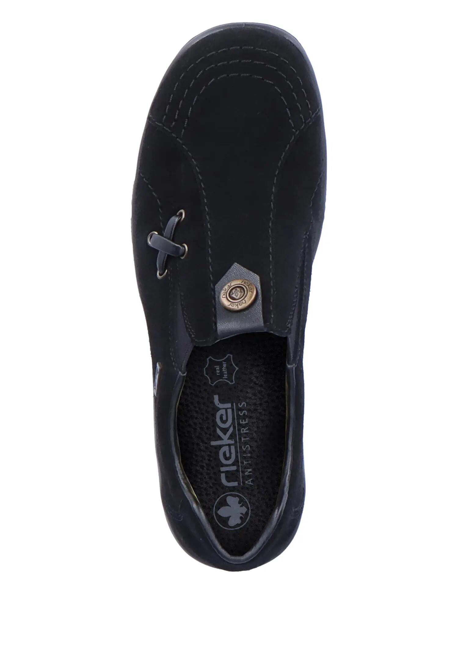 Rieker Damen Halbschuh Slipper Schuhe L7171-00 schwarz 6/7