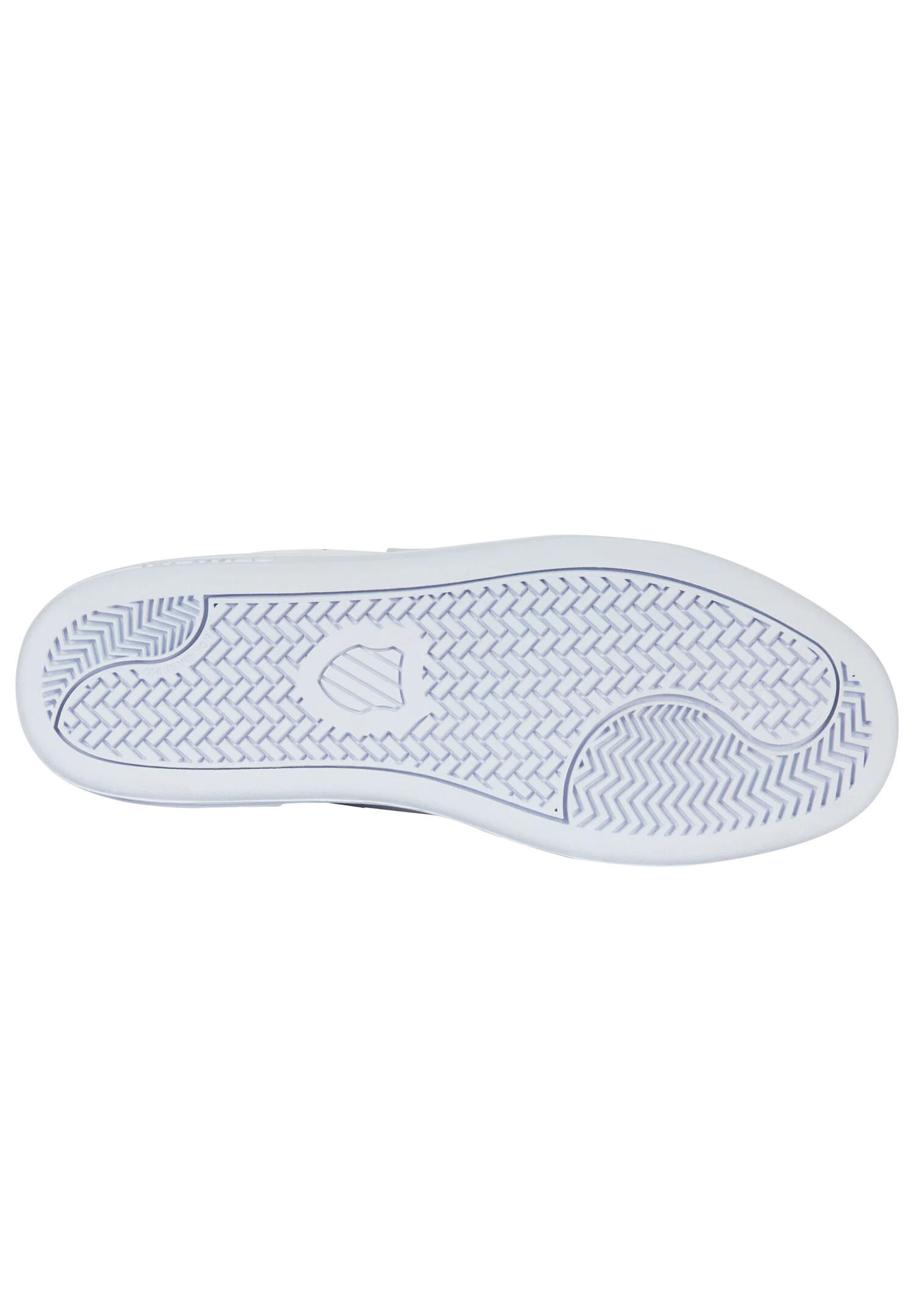 Zapatillas K-SWISS Court Shield II, blancas - corte bajo, con cordones 6/6