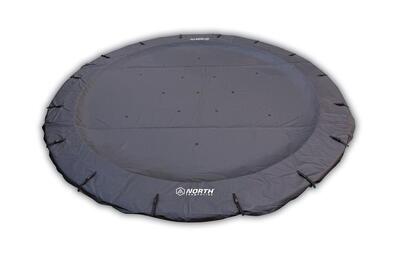 Trampoline afdekhoes flat to the ground 430 cm black north