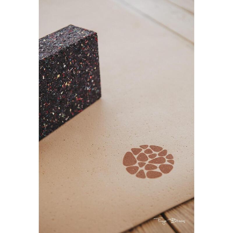 Set de 10 saltele de yoga - maro elegant - 190x60x0,5 cm - foarte ușoare