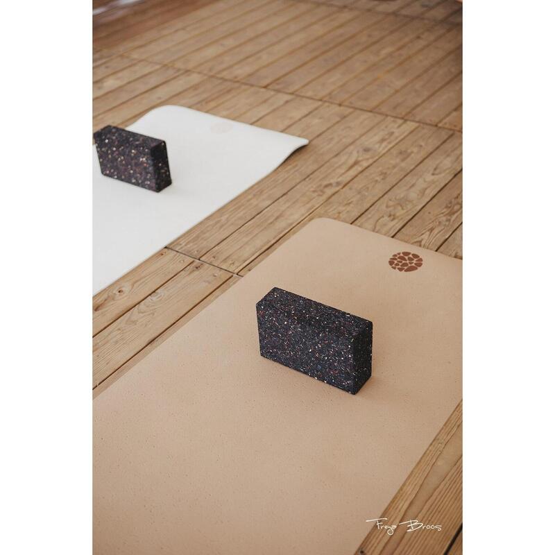 Set de 10 saltele de yoga - maro elegant - 190x60x0,5 cm - foarte ușoare