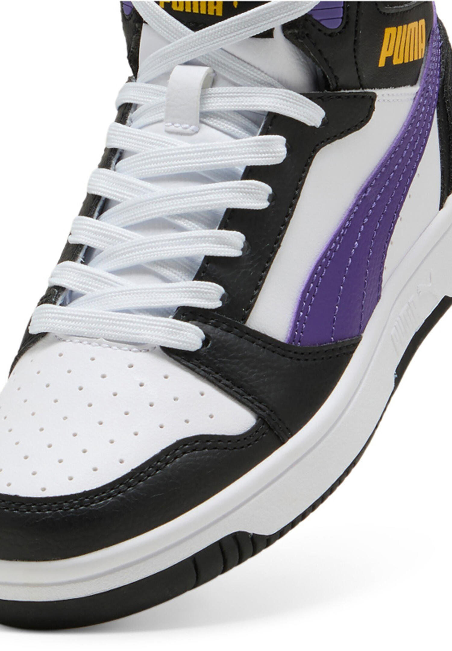 Puma Rebound V6 MID JR Unisex Kinder Sneaker 393831 23 3/15