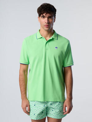 Polo con finiture a contrasto da uomo