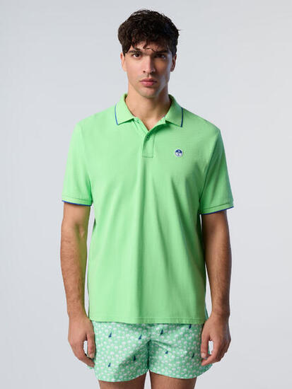 Polo con finiture a contrasto da uomo