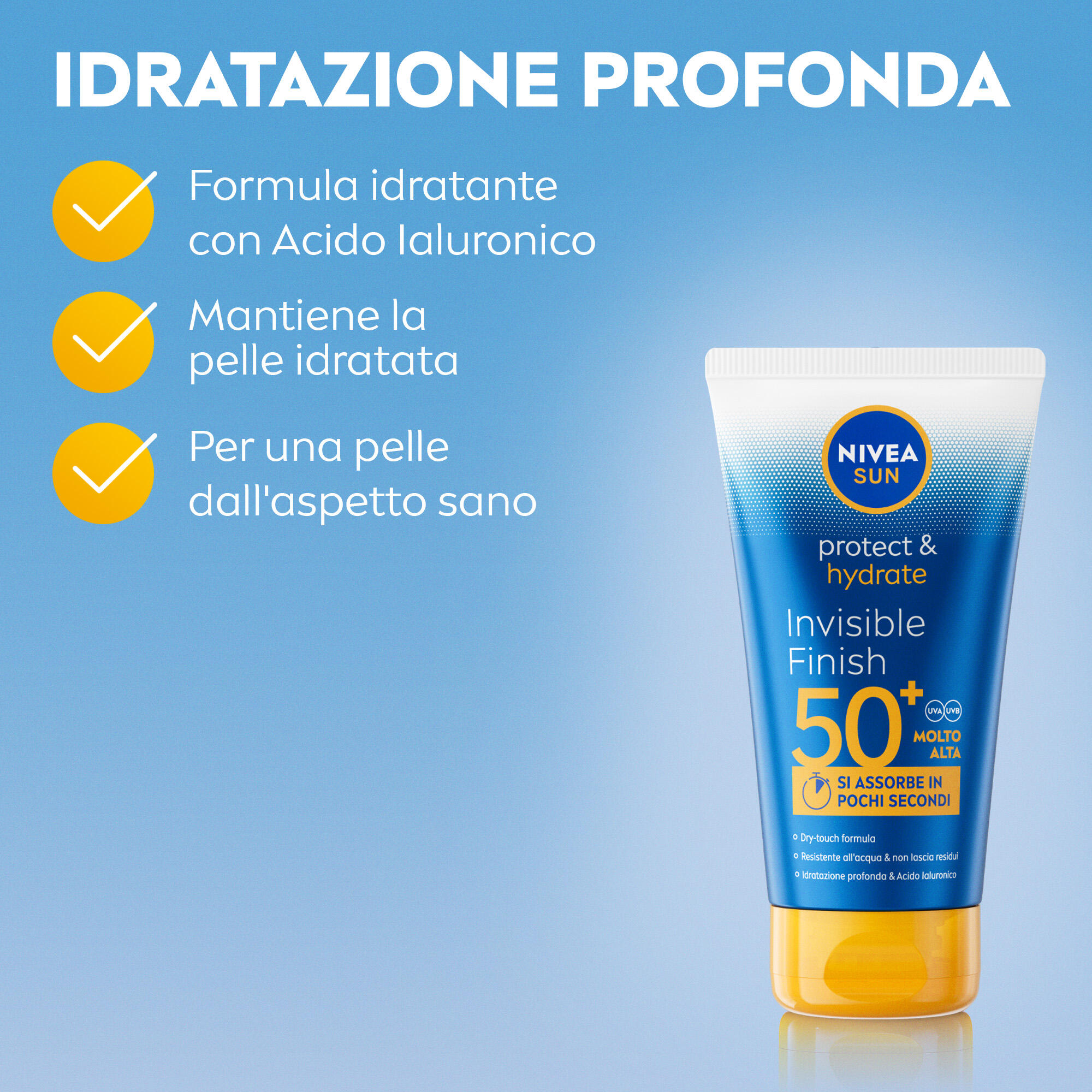 NIVEA NSUN Protección Solar Hidratante FP50+ 150ml 3/4