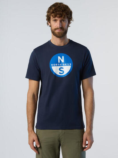 Camiseta con estampado de logotipo para hombre