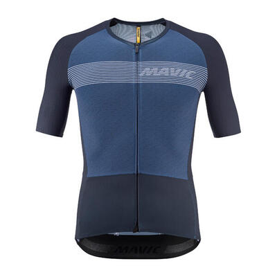 Mavic cosmic jersey met korte mouwen blauw
