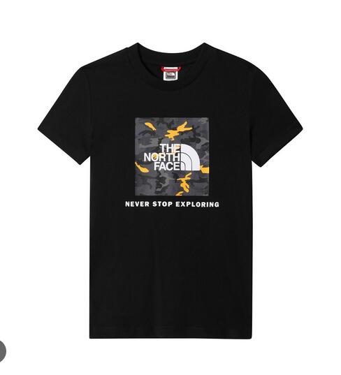 THE NORTH FACET-shirt The North Face in cotone con stampa COLORE NERO NF0A3...