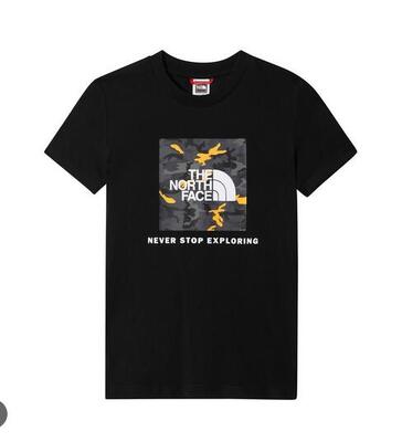 THE NORTH FACE T-shirt The North Face in cotone con stampa COLORE NERO NF0A3...