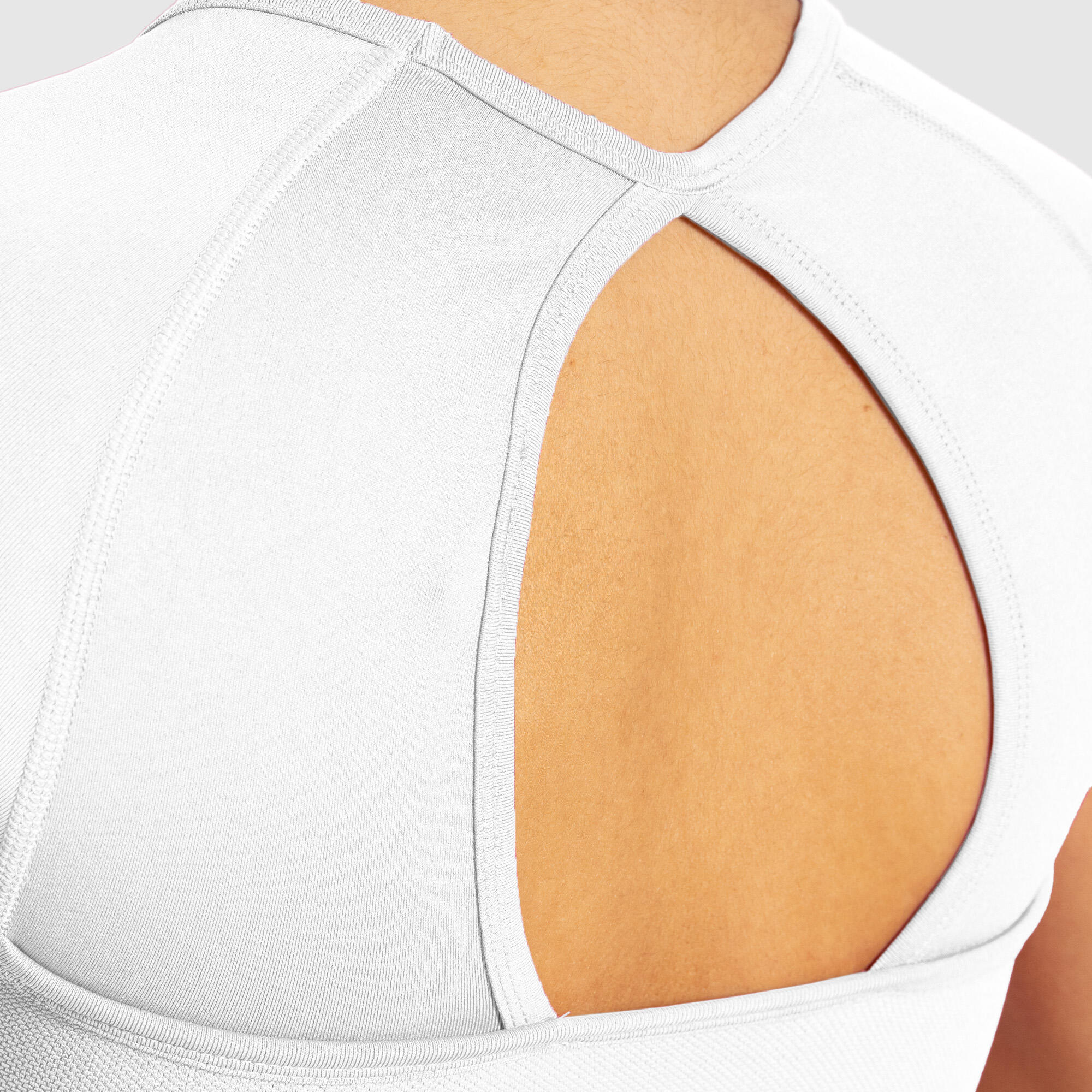 Damen Crop Shirt Soheli Hellgrau 5/5