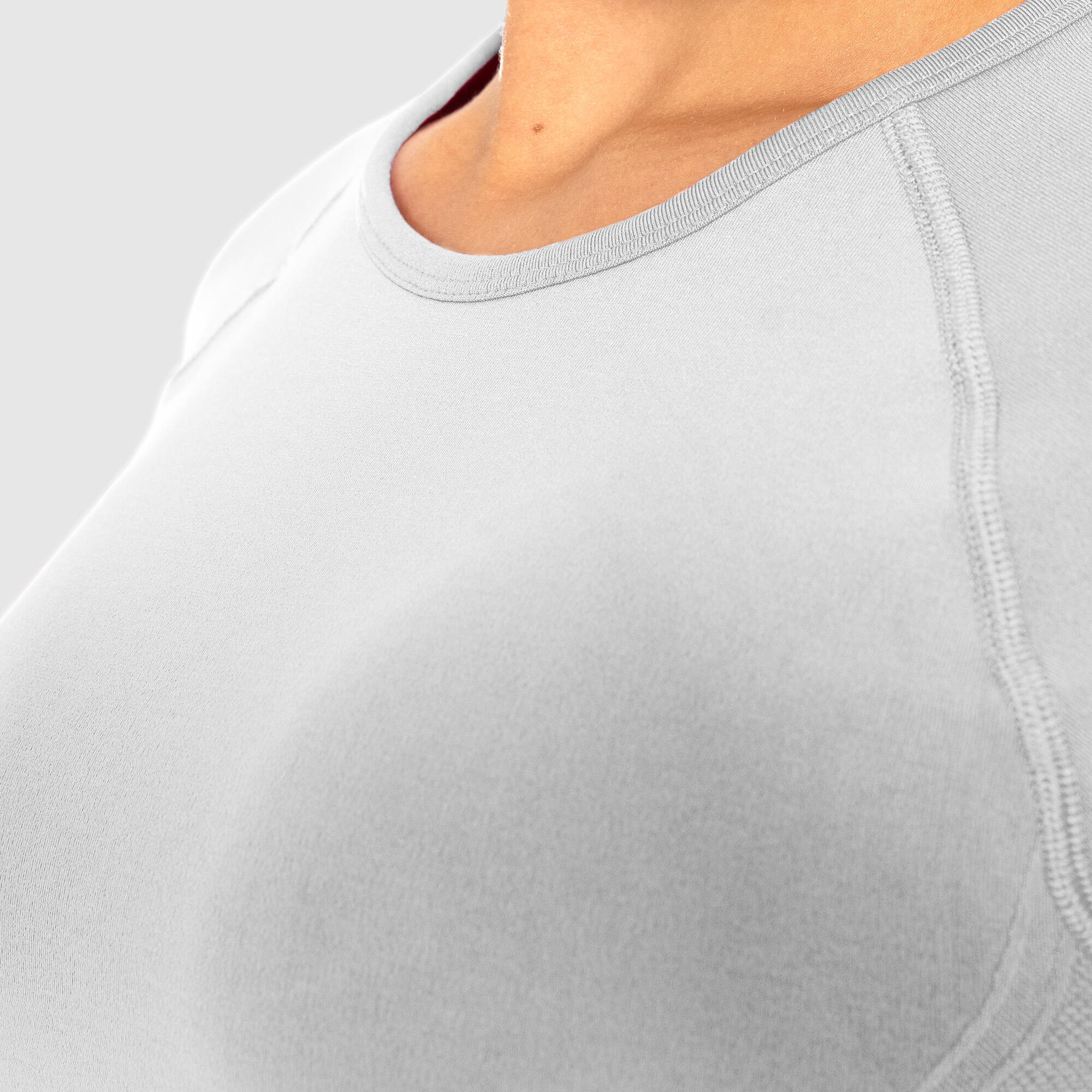 Damen Crop Shirt Soheli Hellgrau 4/5