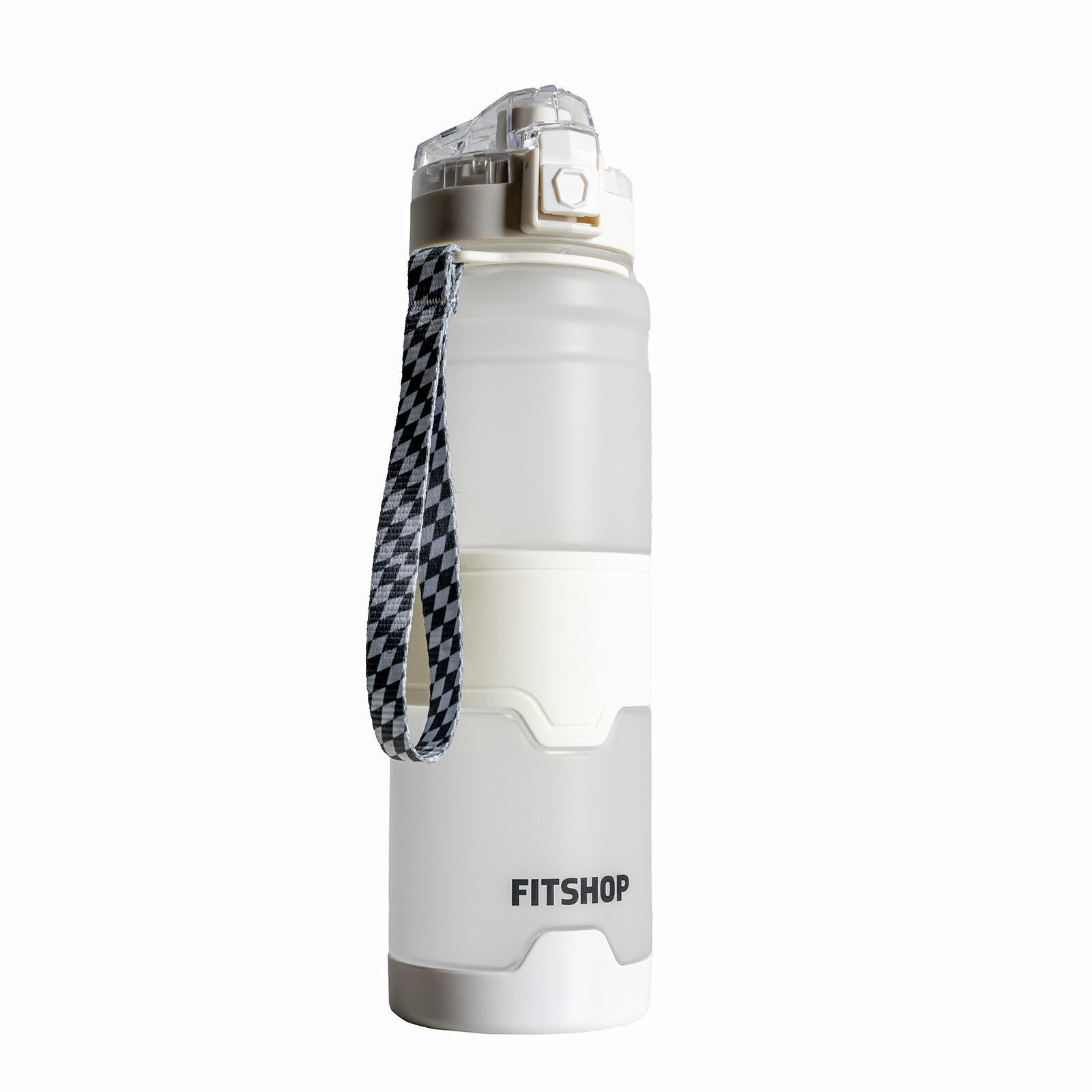 Fitshop Tritan drinkfles 1000 ml donkergrijs 4/4
