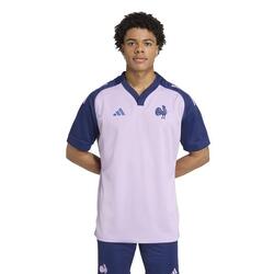 Maillot d'entrainement France Rugby Adidas Lilas