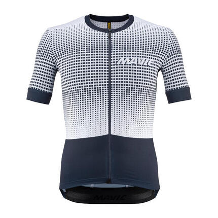 Maillot Manches Courtes Homme Mavic Aksium Graphic Bleu Foncé