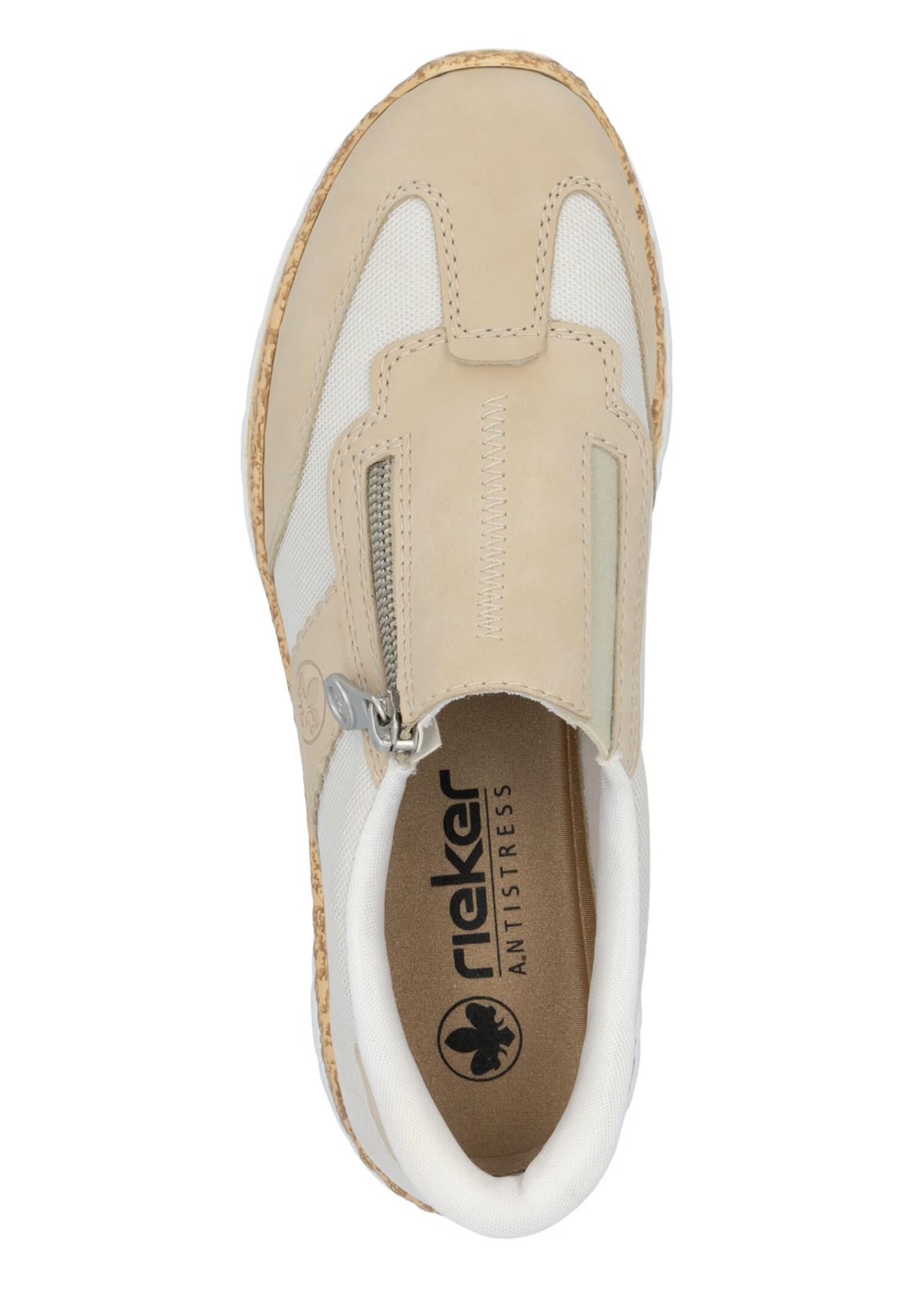 Rieker Damen Slipper  Schuhe N42G5-60 beige 6/7