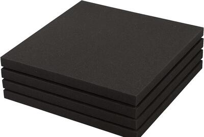 4 Pezzi Pavimento Gommato Palestra 100 x 100 x 2 cm FF