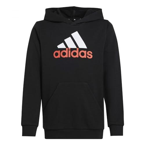 ADIDAS Essentials Felpa con Cappuccio e Grande Logo per Bambini 7-8 Anni 1/1